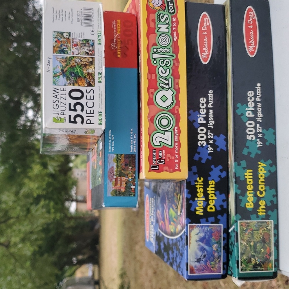 Puzzles and one game